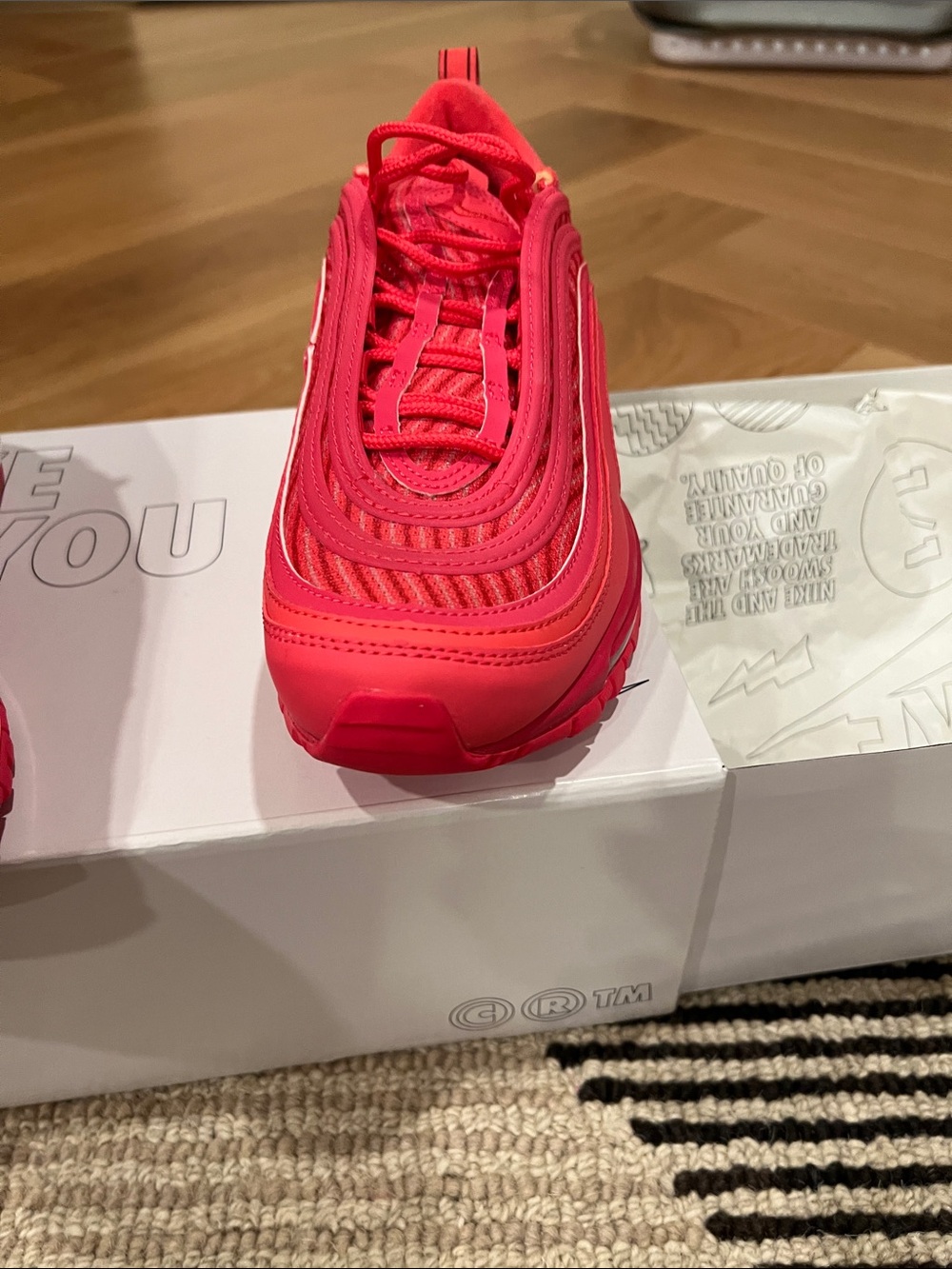 Nike Women’s Air Max 97 — Hot Pink Trainers - Picture 4 of 11
